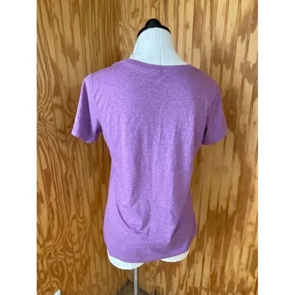 REI Coop Short Sleeve T-Shirt Round Neck Tee Casual Pullover Top Lilac Purple M - Picture 2 of 8